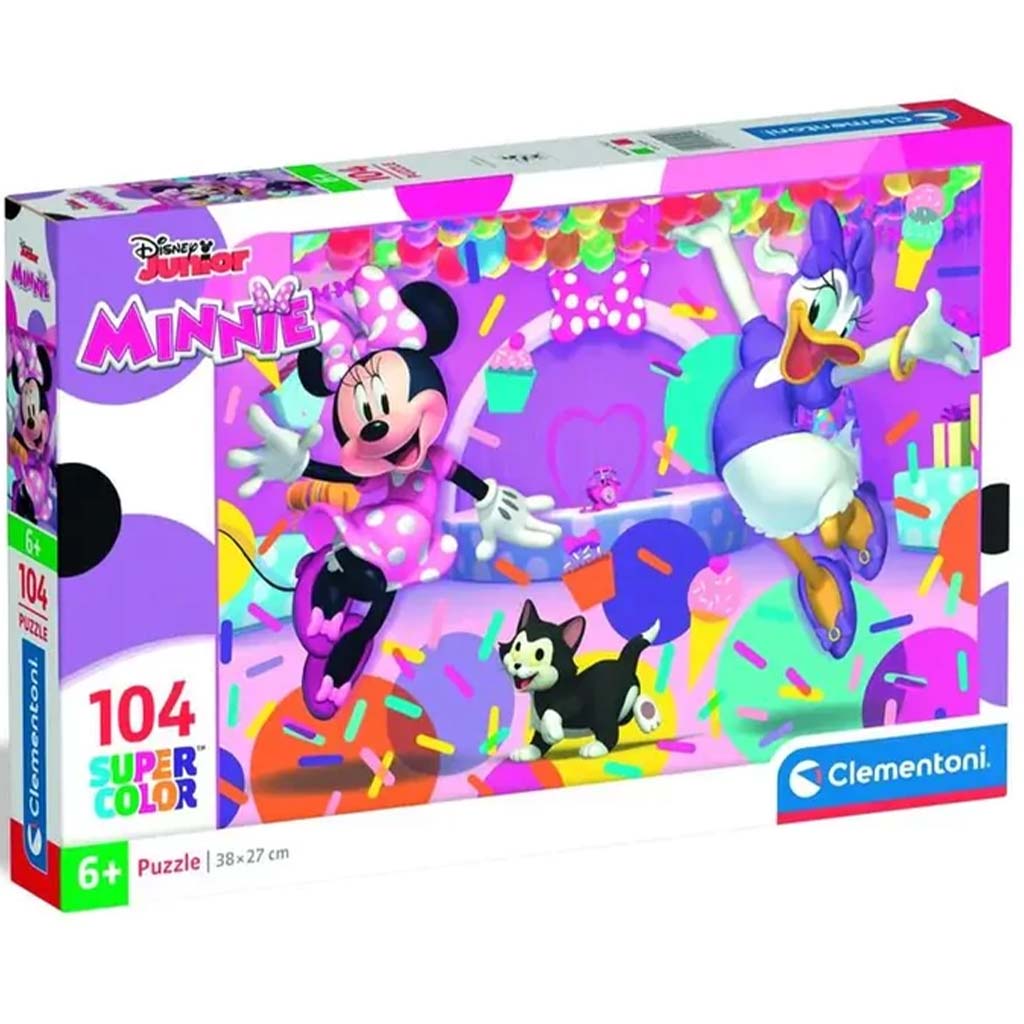 imagen de Rompecabezas SuperColor de Minnie Mouse de 104 piezas - Clementoni 1