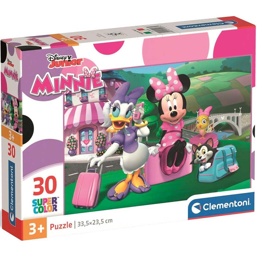 imagen de Rompecabezas supercolor de Minnie Mouse de 30 piezas - Clementoni 1