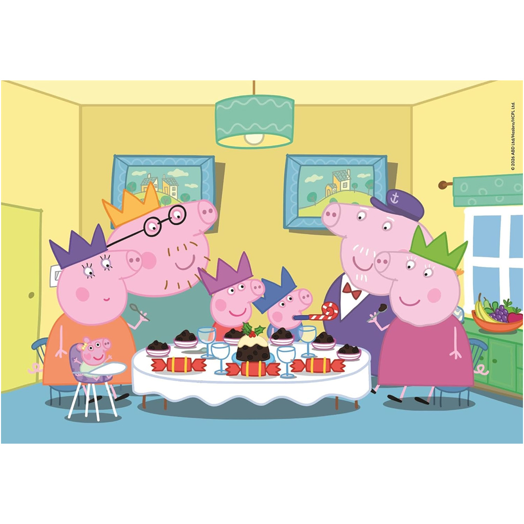 imagen de Rompecabezas Supercolor de Peppa cerdo 2x20 piezas - Clementoni 2