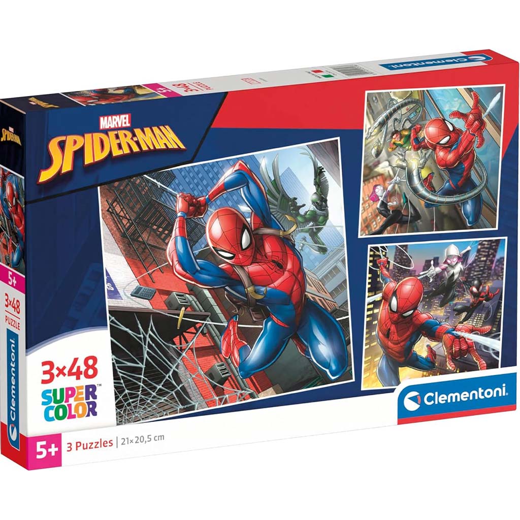 imagen de Rompecabezas Supercolor de Pókemon 3x48 piezas - Clementoni 1