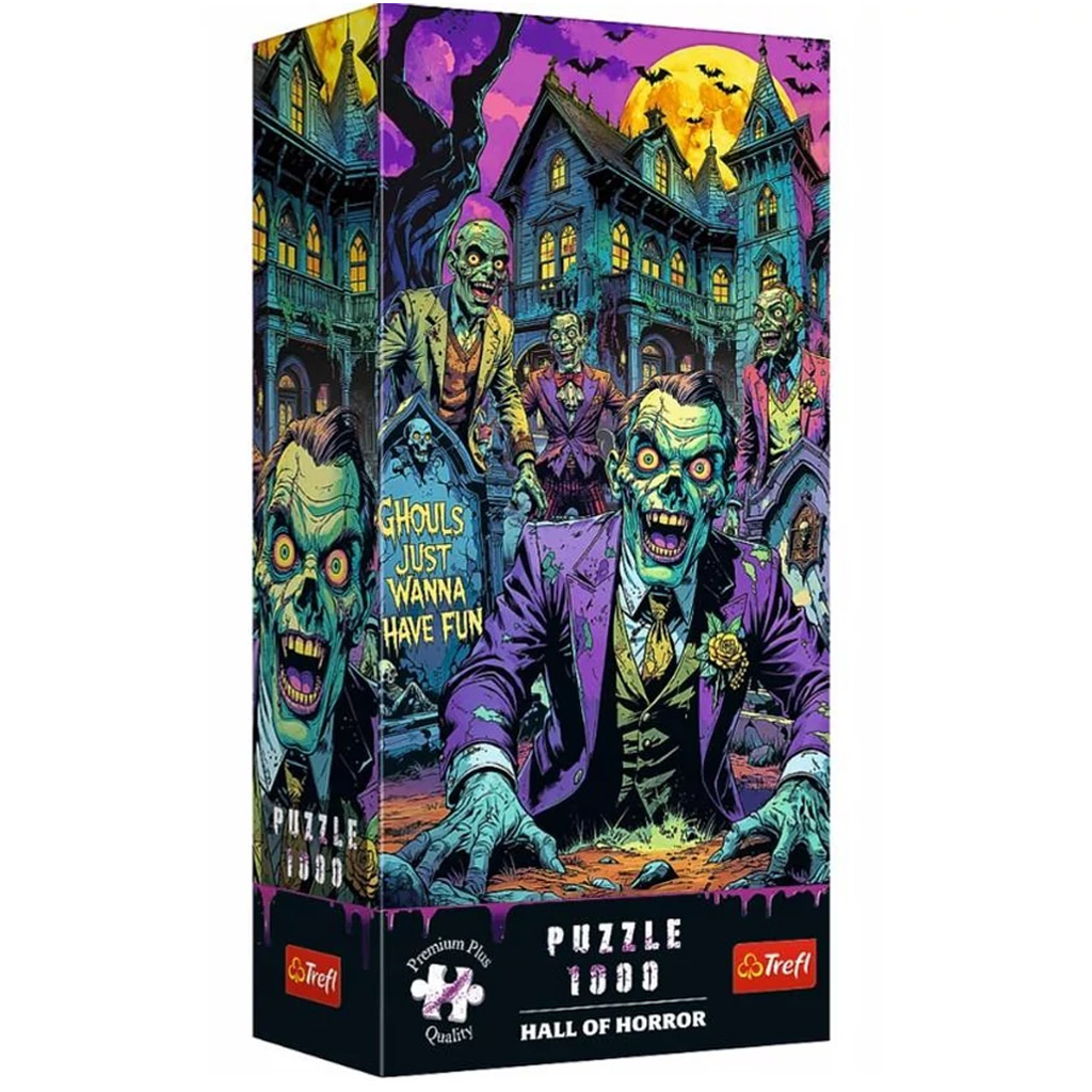 imagen de Salón del Horror: Zombis 1000 piezas Premium Plus puzzle - Trefl 1