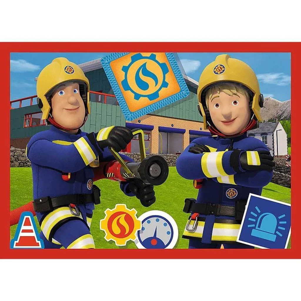 imagen de Sam el bombero 4 en 1 rompecabezas de 12-15-20-24 piezas - Trefl 2
