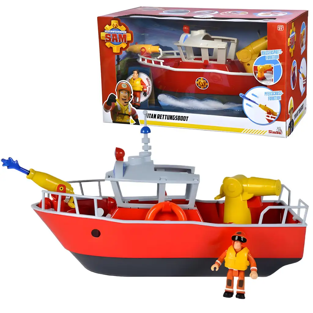 imagen de Sam el Bombero: Barco de Bomberos Titán - Simba Toys 4