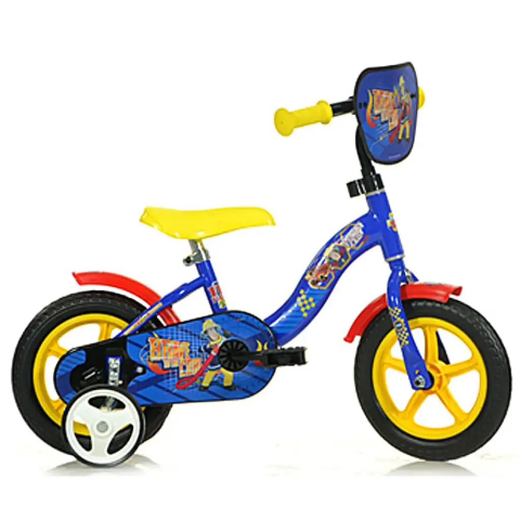 imagen de Sam el bombero bicicleta infantil tamaño 10 - bicicleta Dino Bikes 1