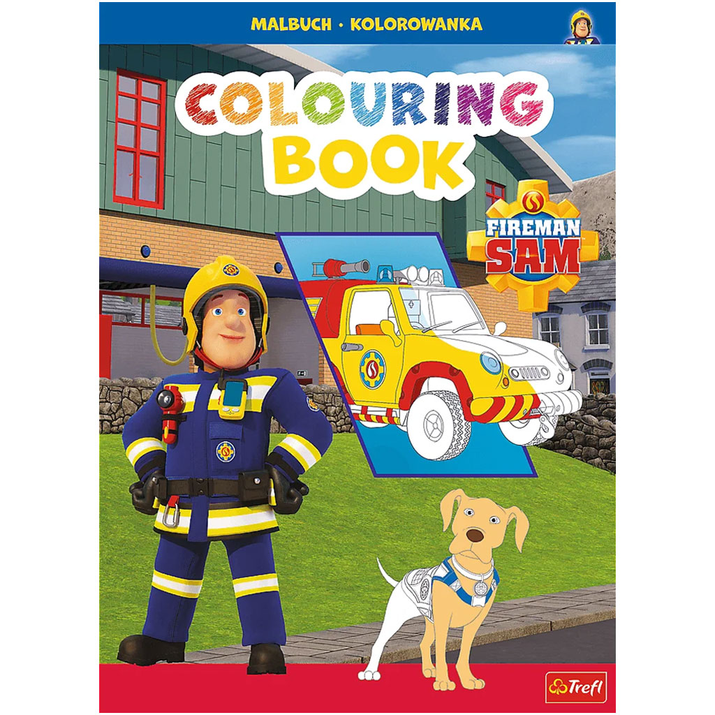imagen de Sam el bombero libro para colorear - Trefl 1