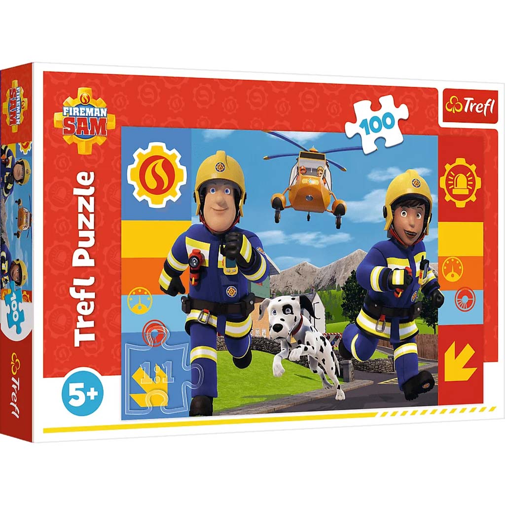 imagen de Sam el bombero puzzle de 100 piezas - Trefl 1