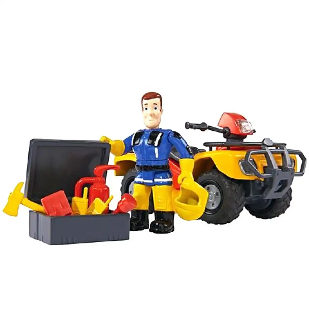 imagen de Sam el bombero: vehículo quad Mercury con figura - Simba Toys 1