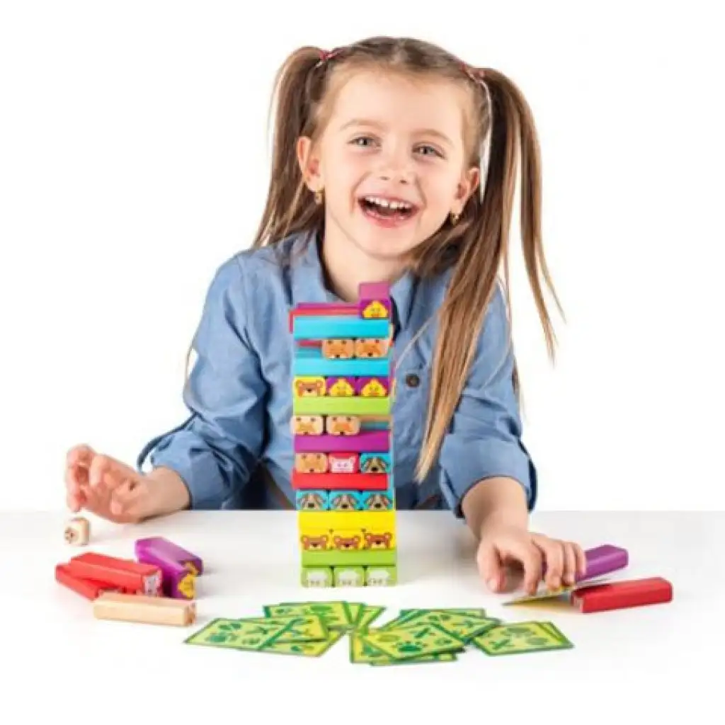 imagen de Sammy Jenga de animales - Woodyland 2