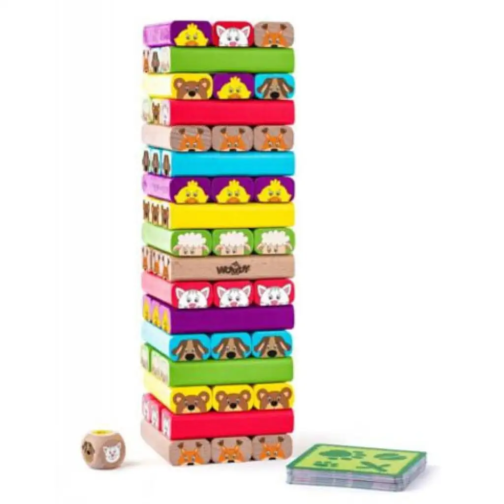 imagen de Sammy Jenga de animales - Woodyland 1
