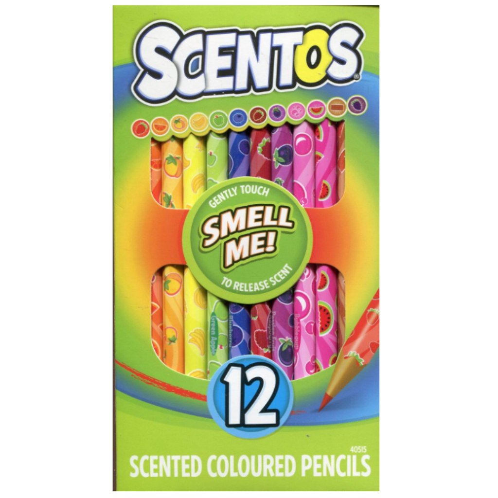 imagen de Scentos 12 unidades lápiz de colores aromáticos 1