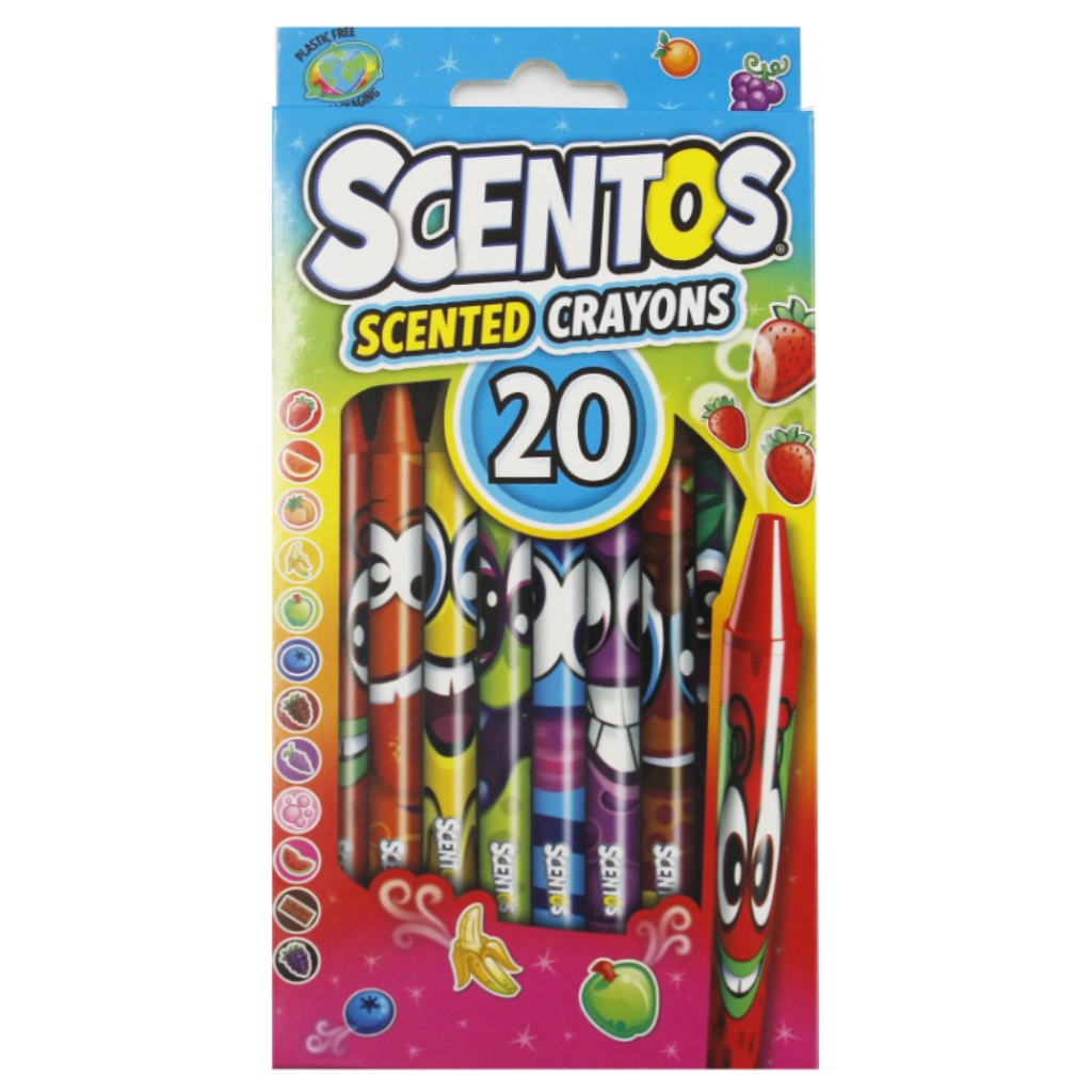imagen de Scentos: Set de crayones aromáticos de 20 unidades 1