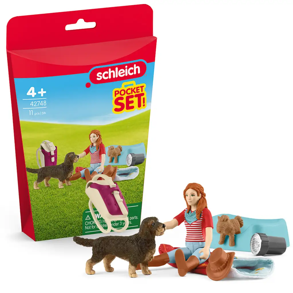 imagen de Schleich: Alojamiento nocturno con Hannah juego de figuras (42748) 1