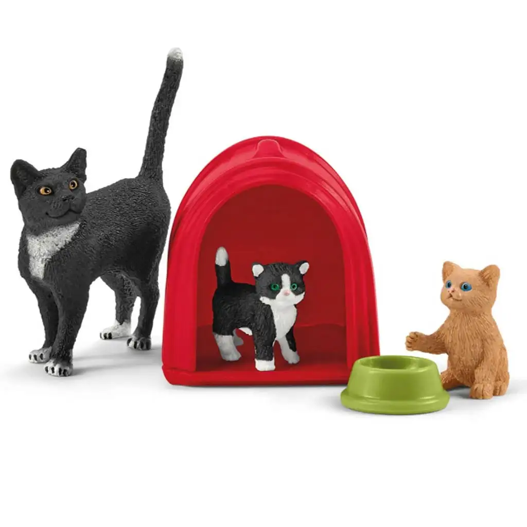 imagen de Schleich: Farm World - Experiencia de juego para adorables gatitos (42501) 3