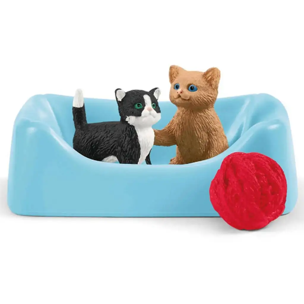 imagen de Schleich: Farm World - Experiencia de juego para adorables gatitos (42501) 4