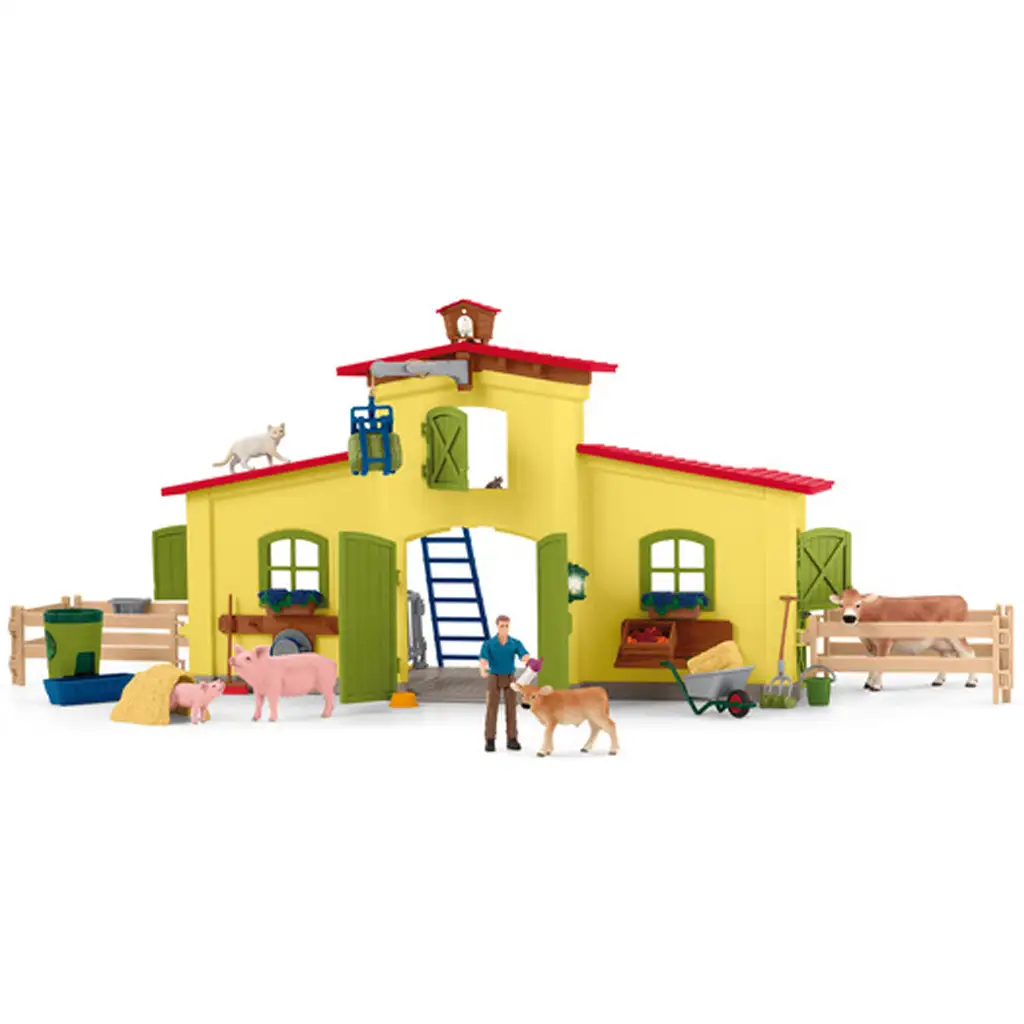 imagen de Schleich: Farm World - Gran set de juego con animales de granja (42605) 2