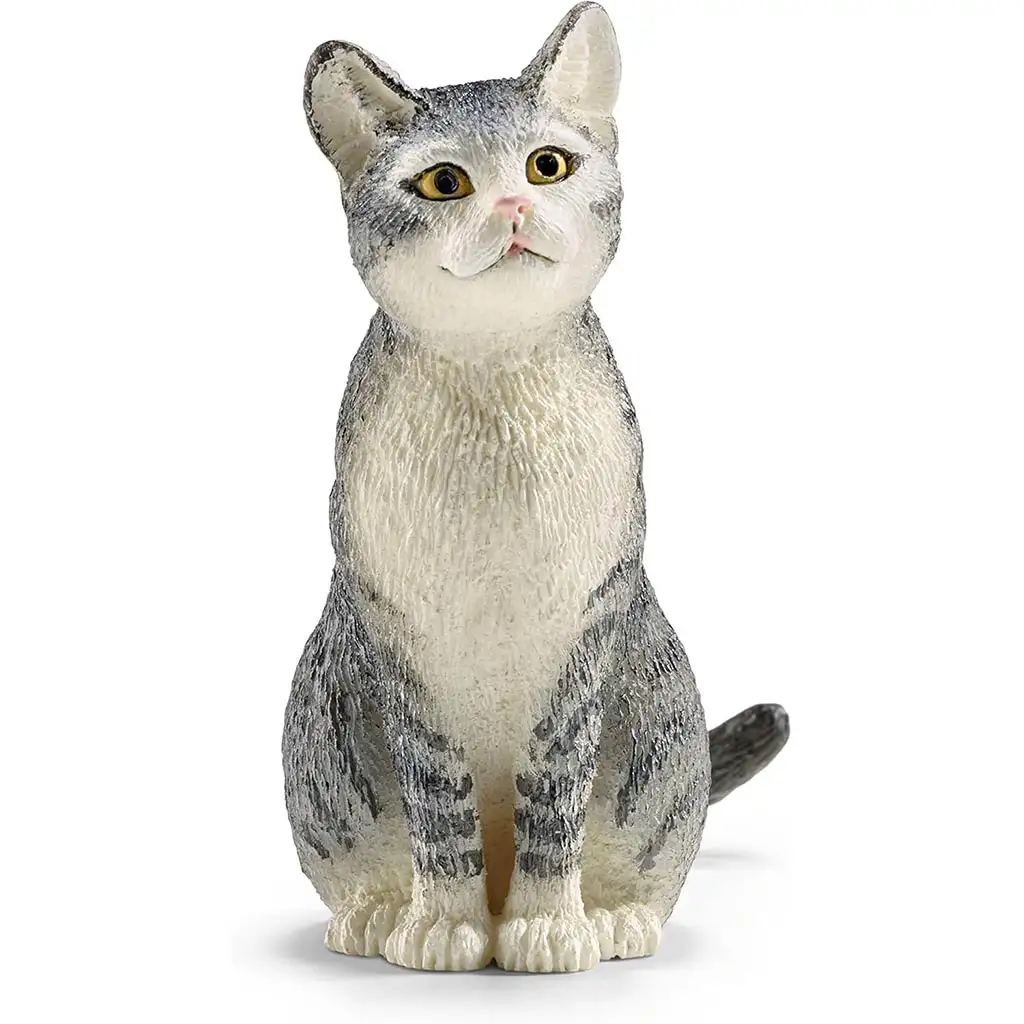 imagen de Schleich: Figura de gato sentado (13771) 1