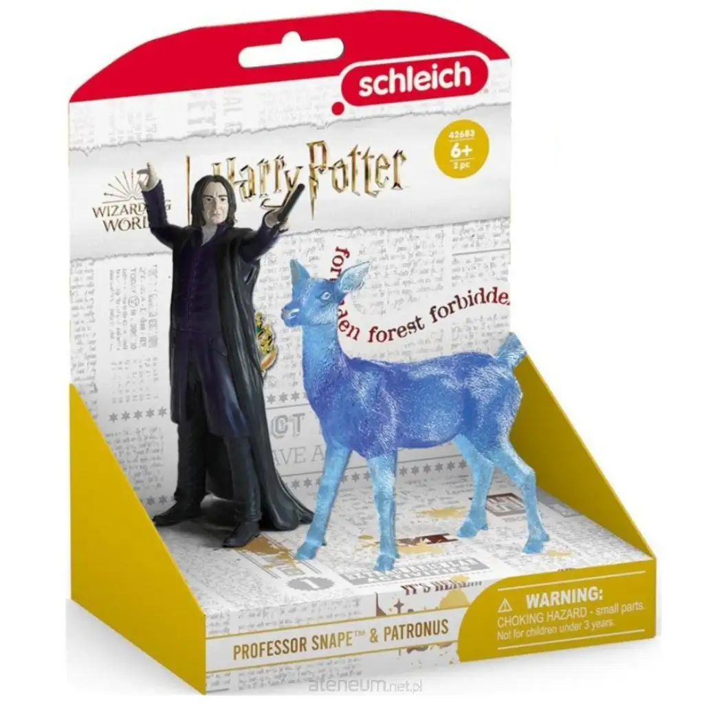imagen de Schleich: Figura de la figura de profesor Snape y su patronus de Harry Potter (42683) 1