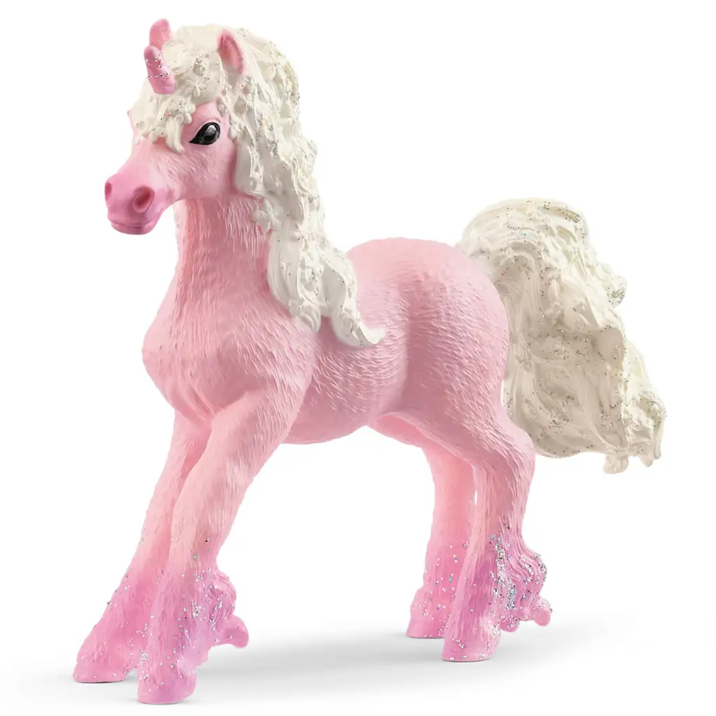 imagen de Schleich: Figura de potrillo unicornio floral (70832) 1
