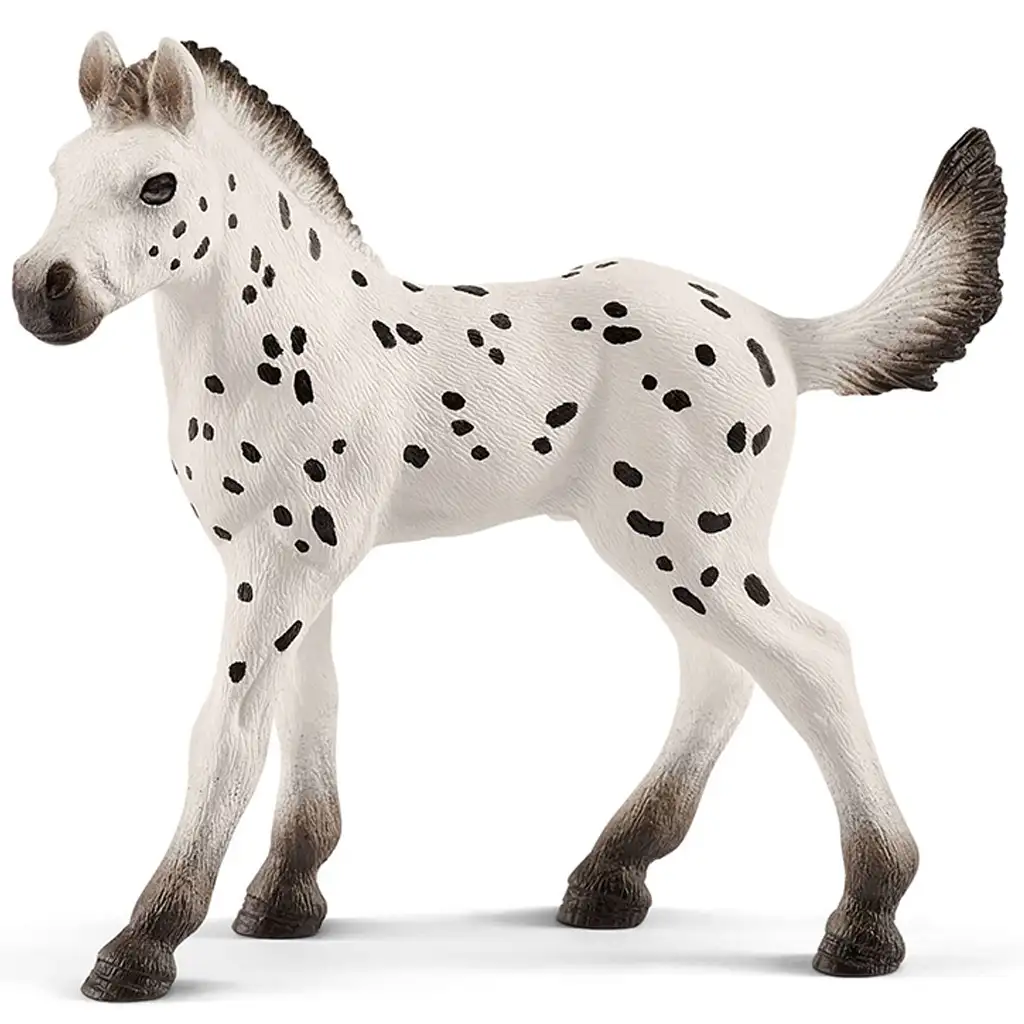 imagen de Schleich: figura de potro Knabstrupper (13890) 1