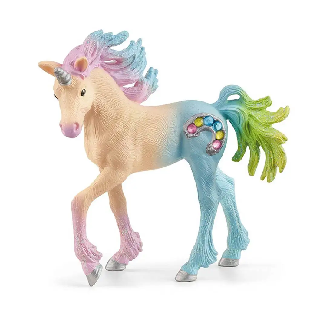 imagen de Schleich: Figura de potro unicornio Marshmallow (70724) 1