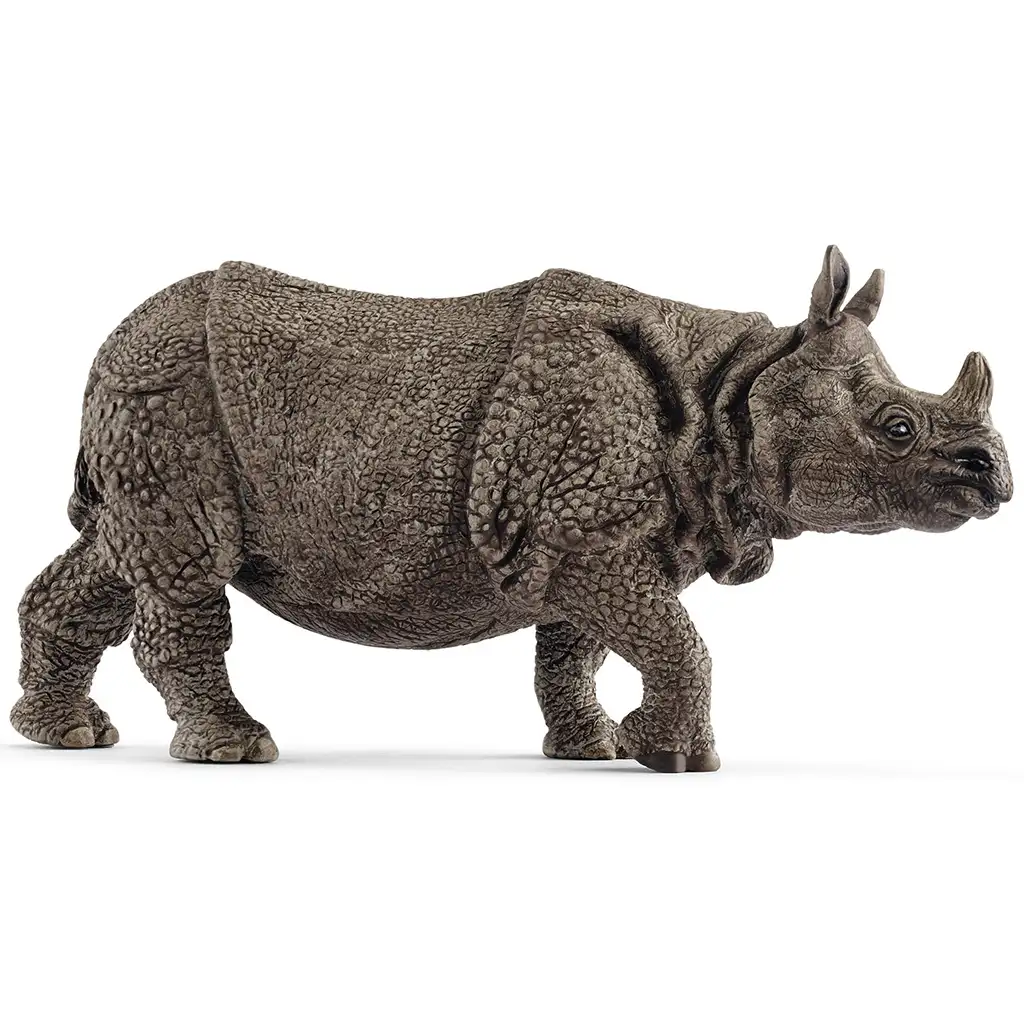 imagen de Schleich: Figura de rinoceronte indio (14816) 1
