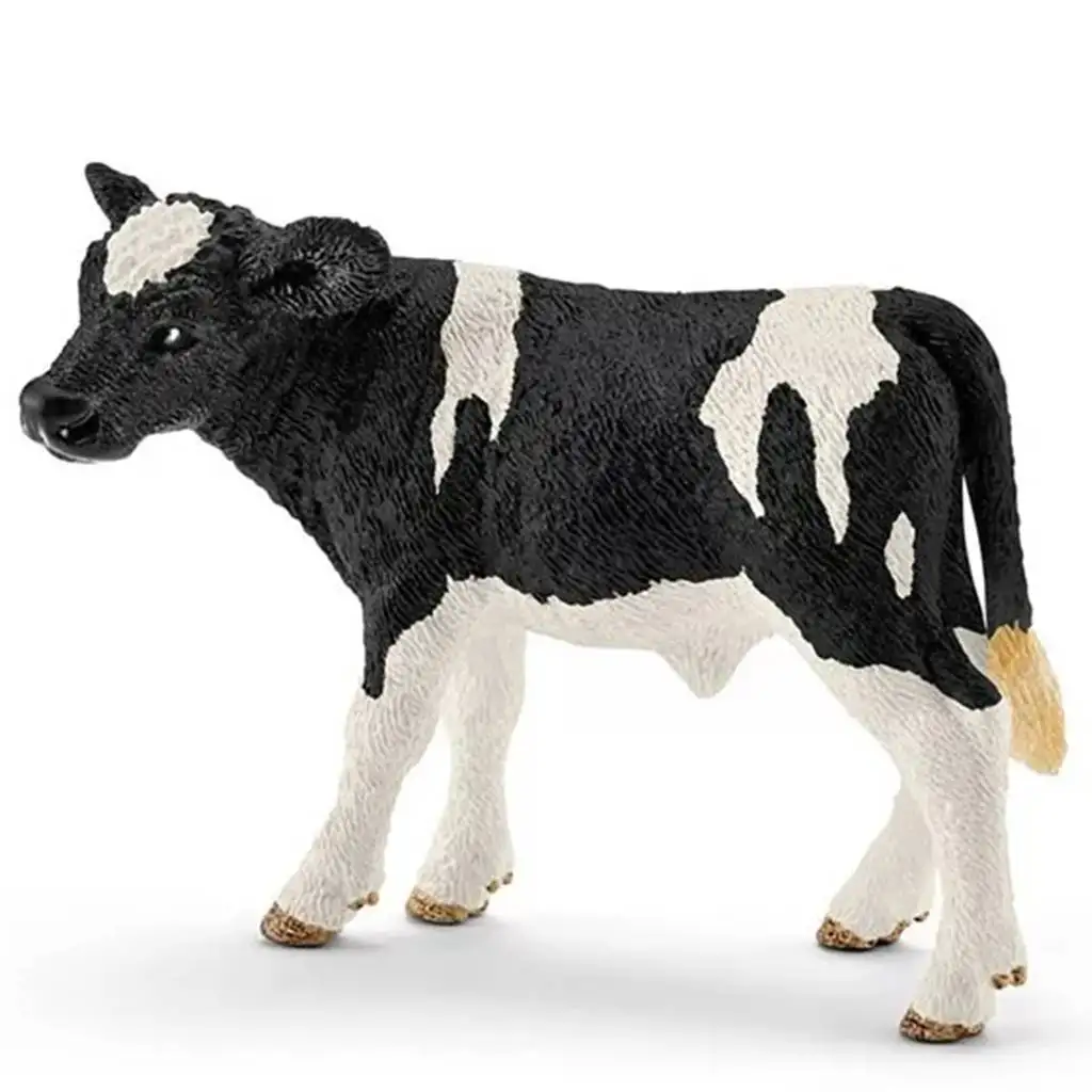 imagen de Schleich: Figura de ternero Holstein (13798) 1
