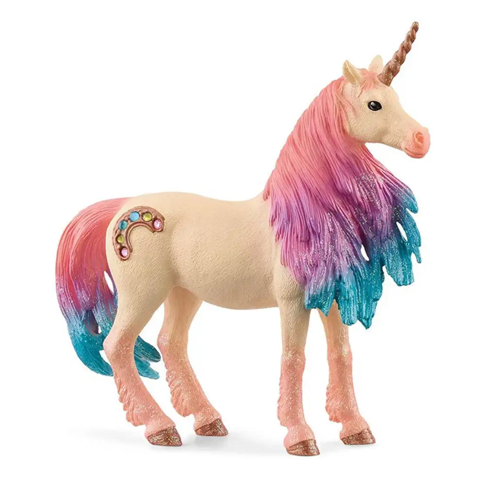 imagen de Schleich: Figura de yegua unicornio Marshmallow (70723) 1