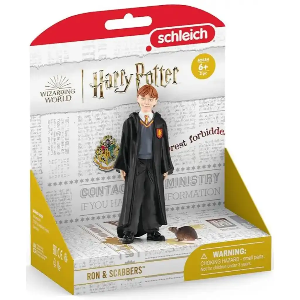 imagen de Schleich: Harry Potter Ron y figura de Makesz set (42634) 1