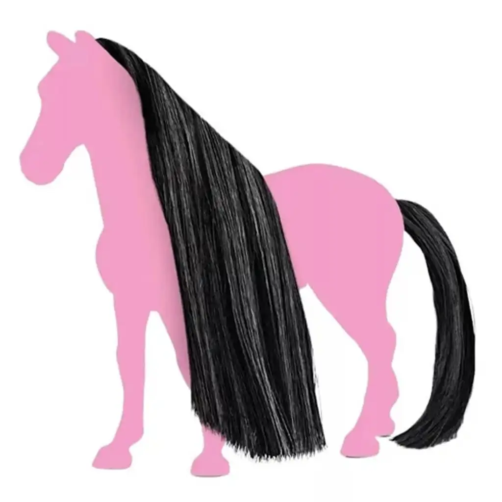 imagen de Schleich Horse Club: Sofia's Beauties - Conjunto de accesorios de crin y cola negra (42649) 2