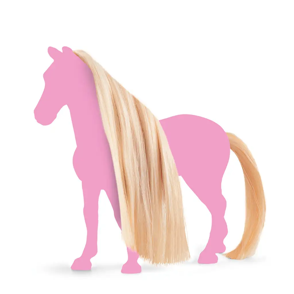 imagen de Schleich Horse Club: Sofia's Beauties - Conjunto de accesorios de melena y cola rubia (42650) 2