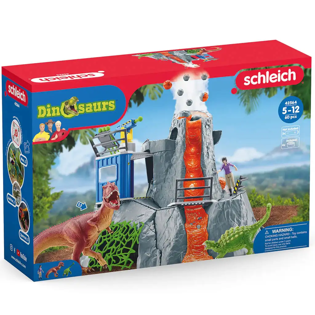 imagen de Schleich: La gran expedición volcánica con dinosaurios (42564) 1