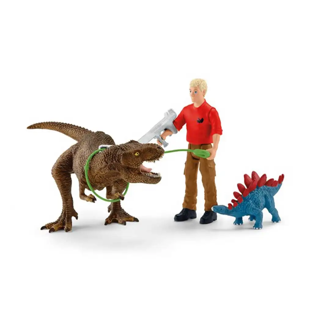 imagen de Schleich: Set de ataque de Tyrannosaurus Rex (41465) 2