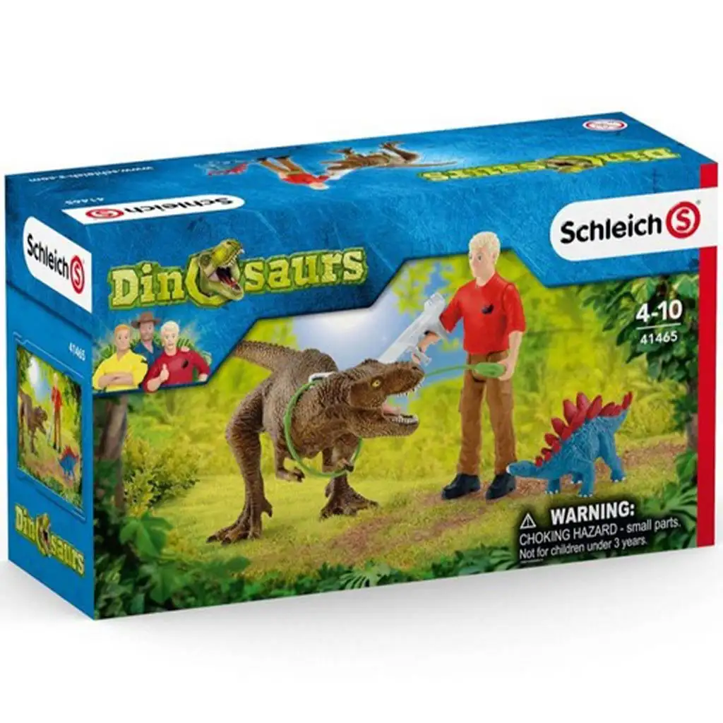 imagen de Schleich: Set de ataque de Tyrannosaurus Rex (41465) 1