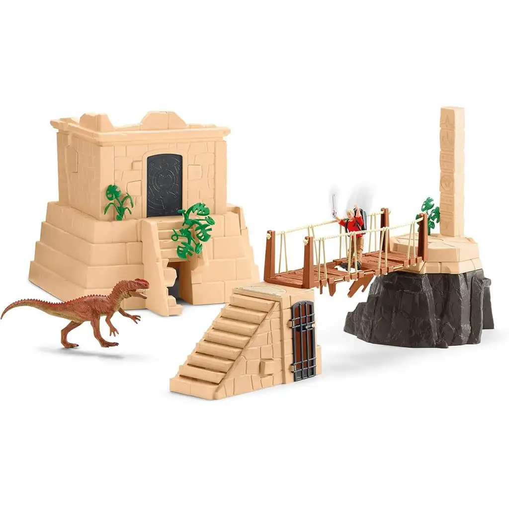 imagen de Schleich: Set de aventura del templo de dinosaurios (41657) 3
