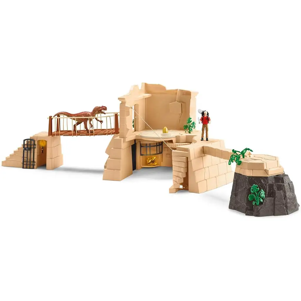 imagen de Schleich: Set de aventura del templo de dinosaurios (41657) 4