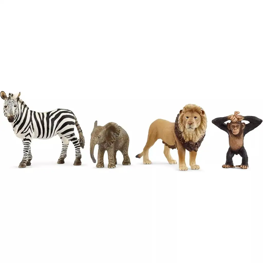 imagen de Schleich: Vida Silvestre - Animales de África set de figuras inicial 4 piezas (42721) 5