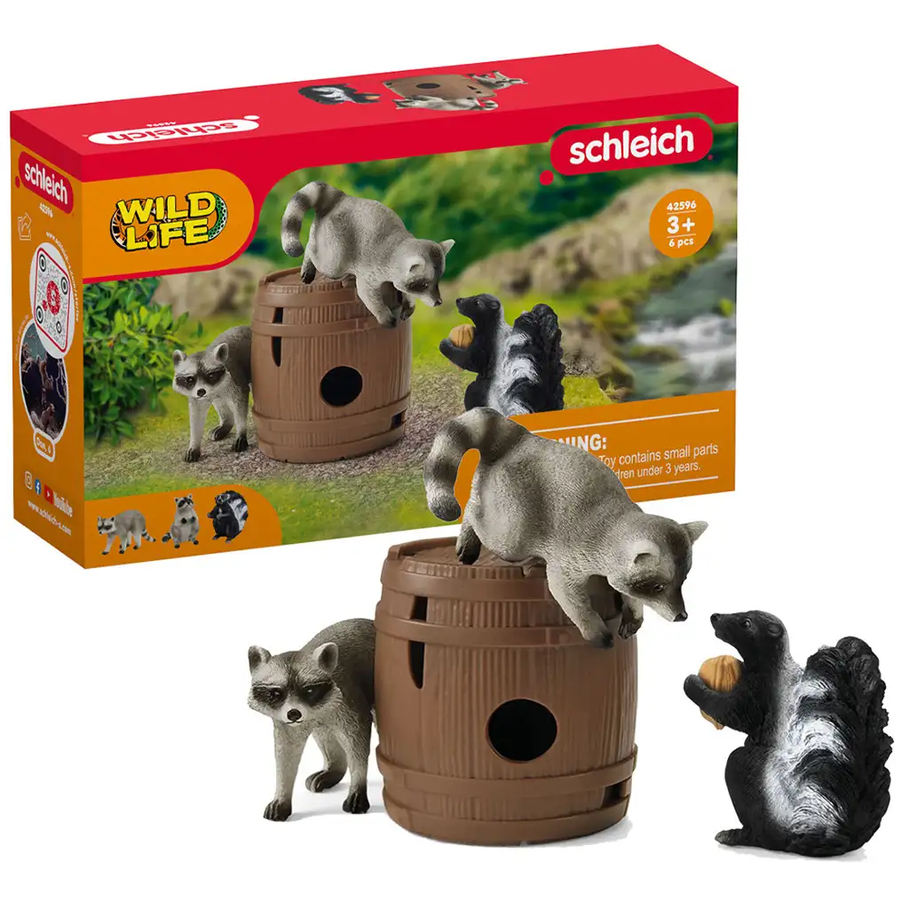 imagen de Schleich: Wild Life - Diversión con la nuez figura set (42596) 1
