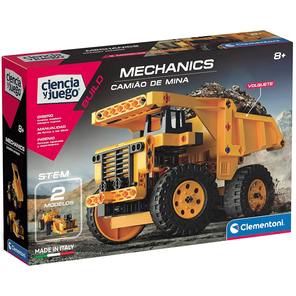 imagen de Science & Play: Set de construcción de camión de minería - Clementoni 1