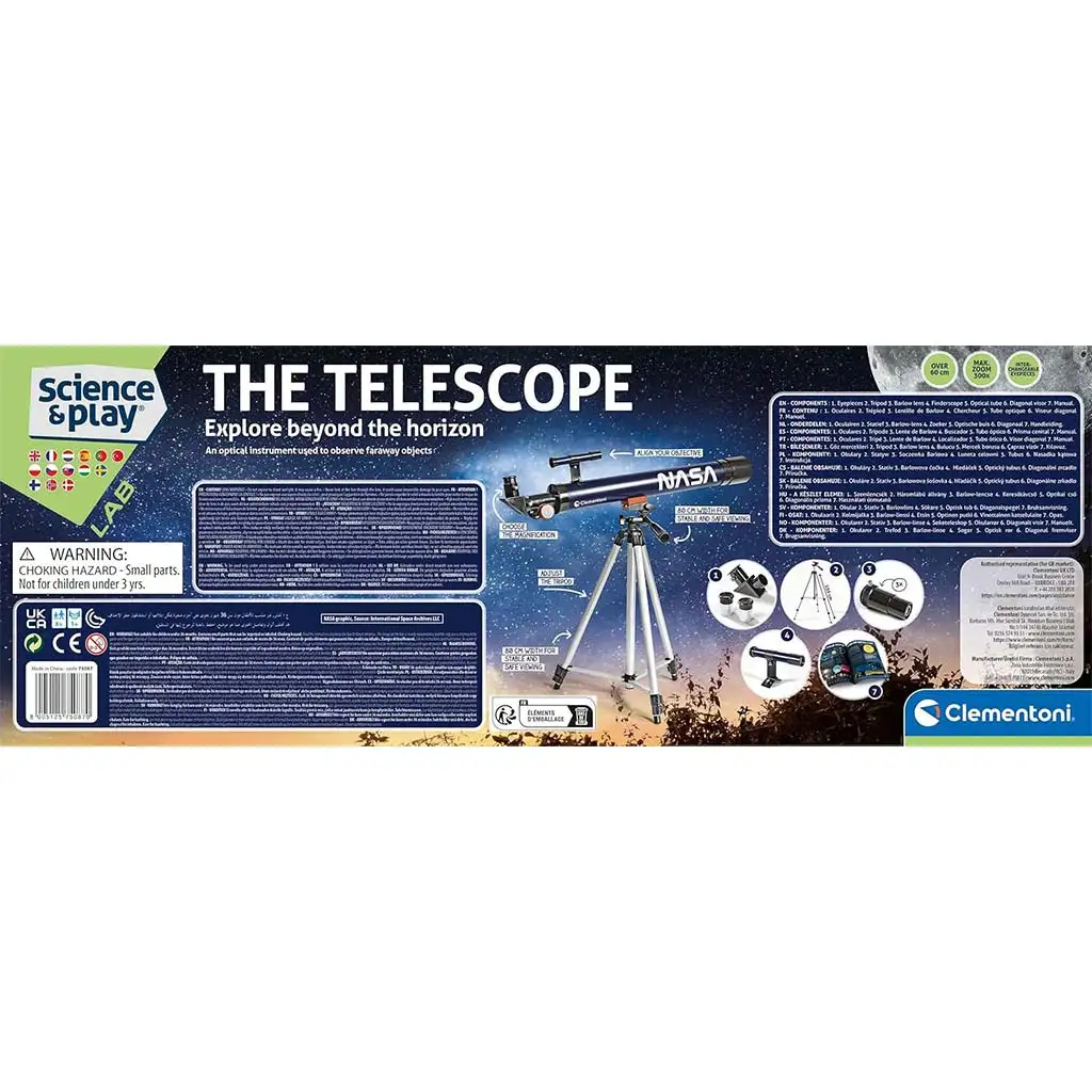 imagen de Science & Play: Telescopio astronómico de la NASA - Clementoni 2