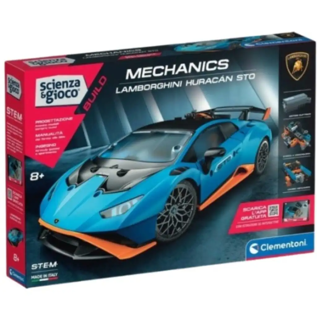 imagen de Science&Play: Lamborghini Huracan coche deportivo ensamblable - Clementoni 1