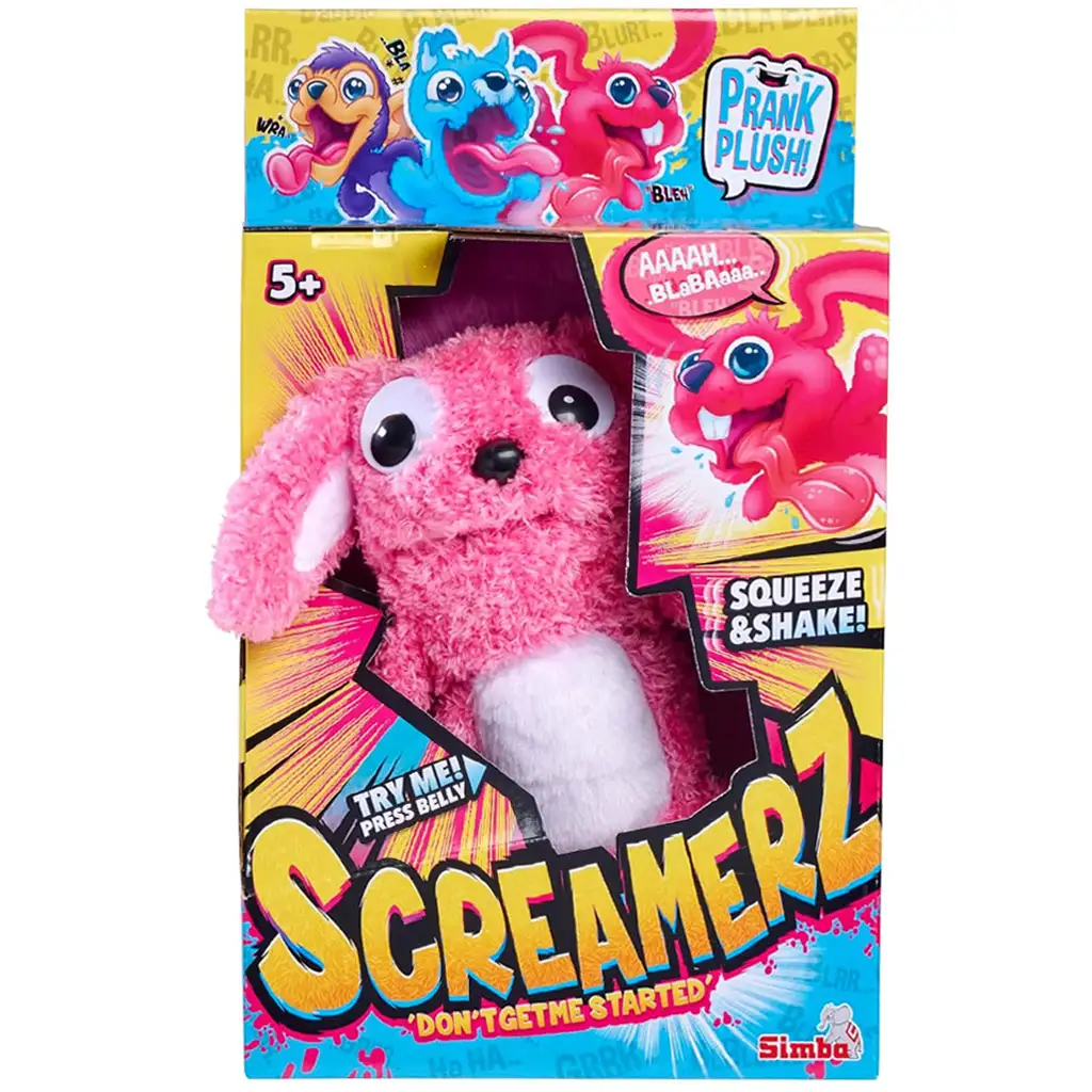 imagen de ScreamerZ: Conejo gritando figura de peluche 30 cm - Simba Toys 1