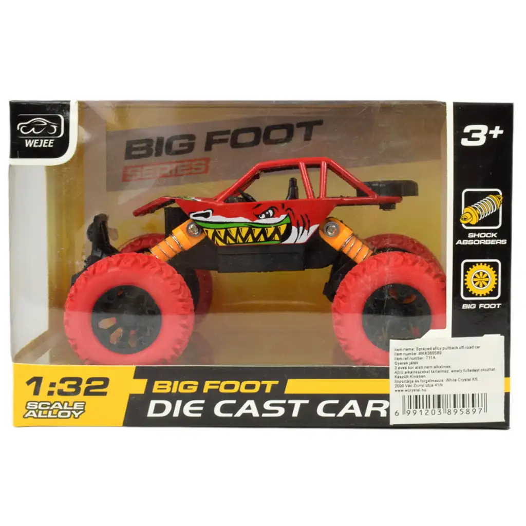 imagen de Serie Big Foot: Coche todoterreno con ruedas de lenticular en dos versiones de 13 cm 10