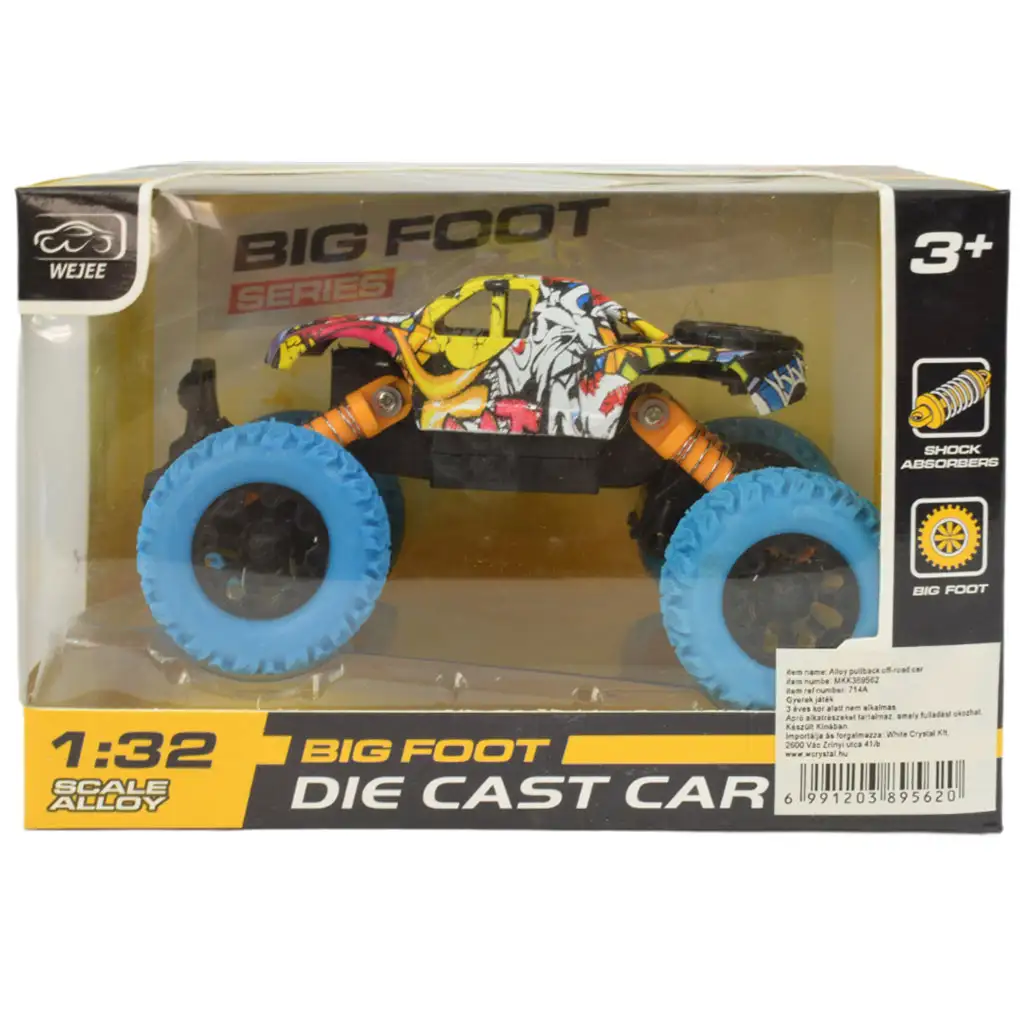 imagen de Serie Big Foot: Vehículo todoterreno en dos versiones de 13 cm 11