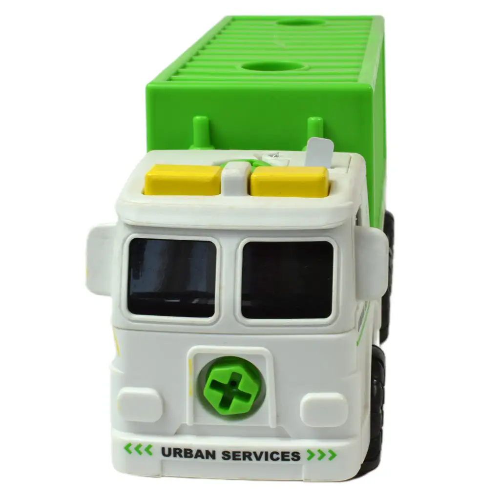 imagen de Servicios Urbanos: Camión de contenedor desmontable con herramientas y sonido de 20cm 2