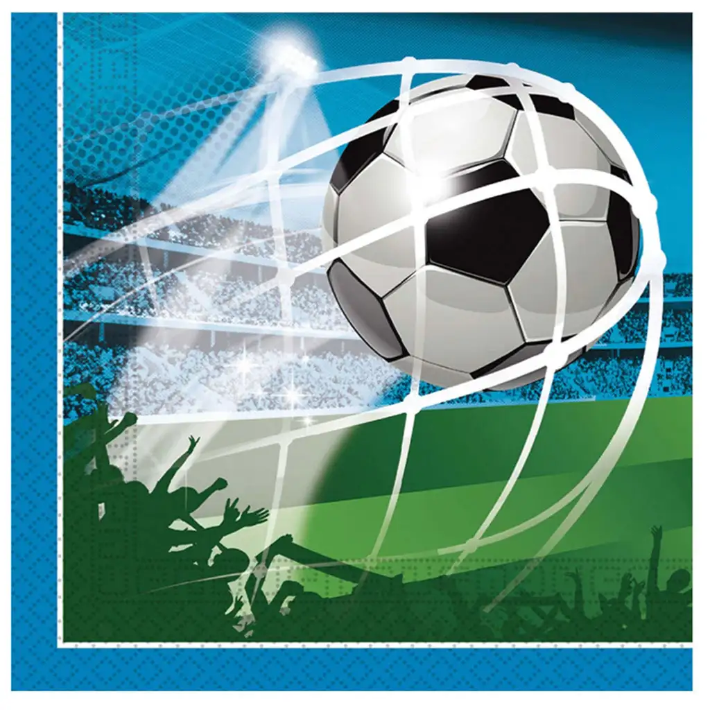 imagen de Servilletas de papel de fútbol de 2 capas 20 unidades 1