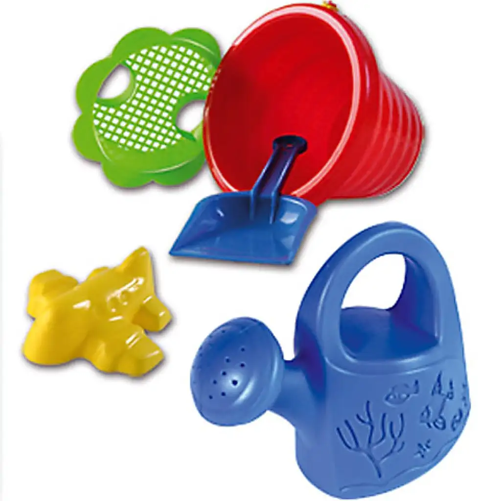 imagen de Set de arena con cubo ondulado de 5 piezas - D-Toys 1
