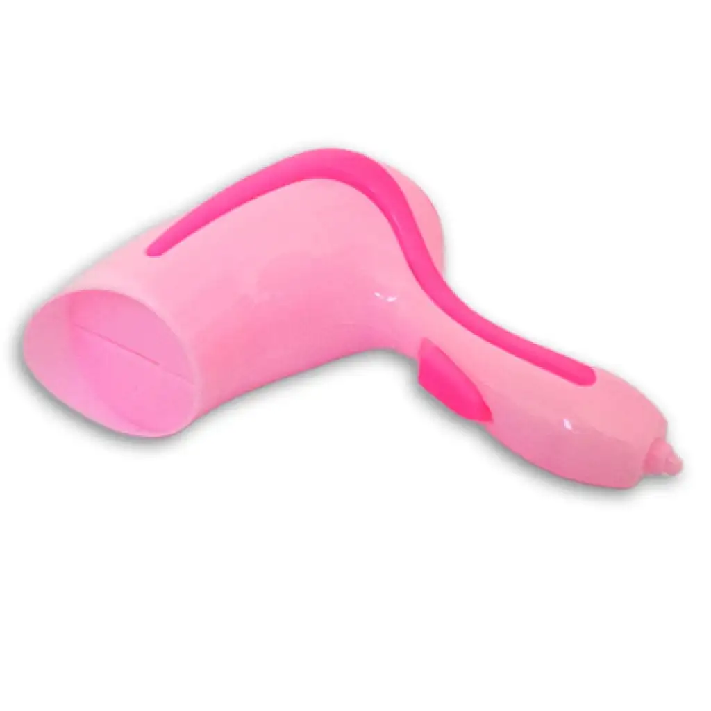 imagen de Set de belleza rosa de 10 piezas con tijeras, secador de pelo y accesorios 4