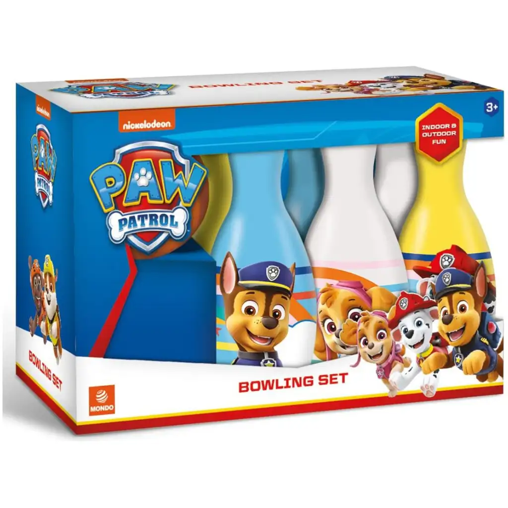 imagen de Set de bolos de Patrulla Canina con 6 figuras - Mondo Toys 1