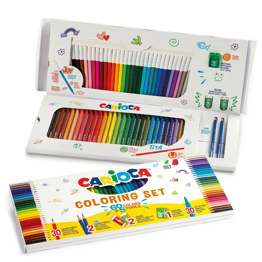 imagen de Set de colorear 65 piezas - Carioca 1