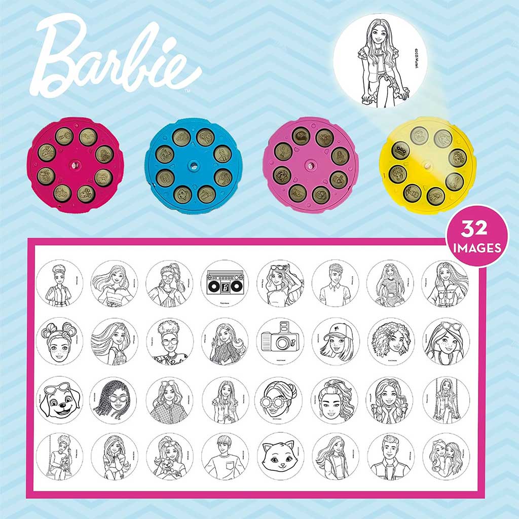 imagen de Set de colorear con proyector de Barbie - Lisciani 4